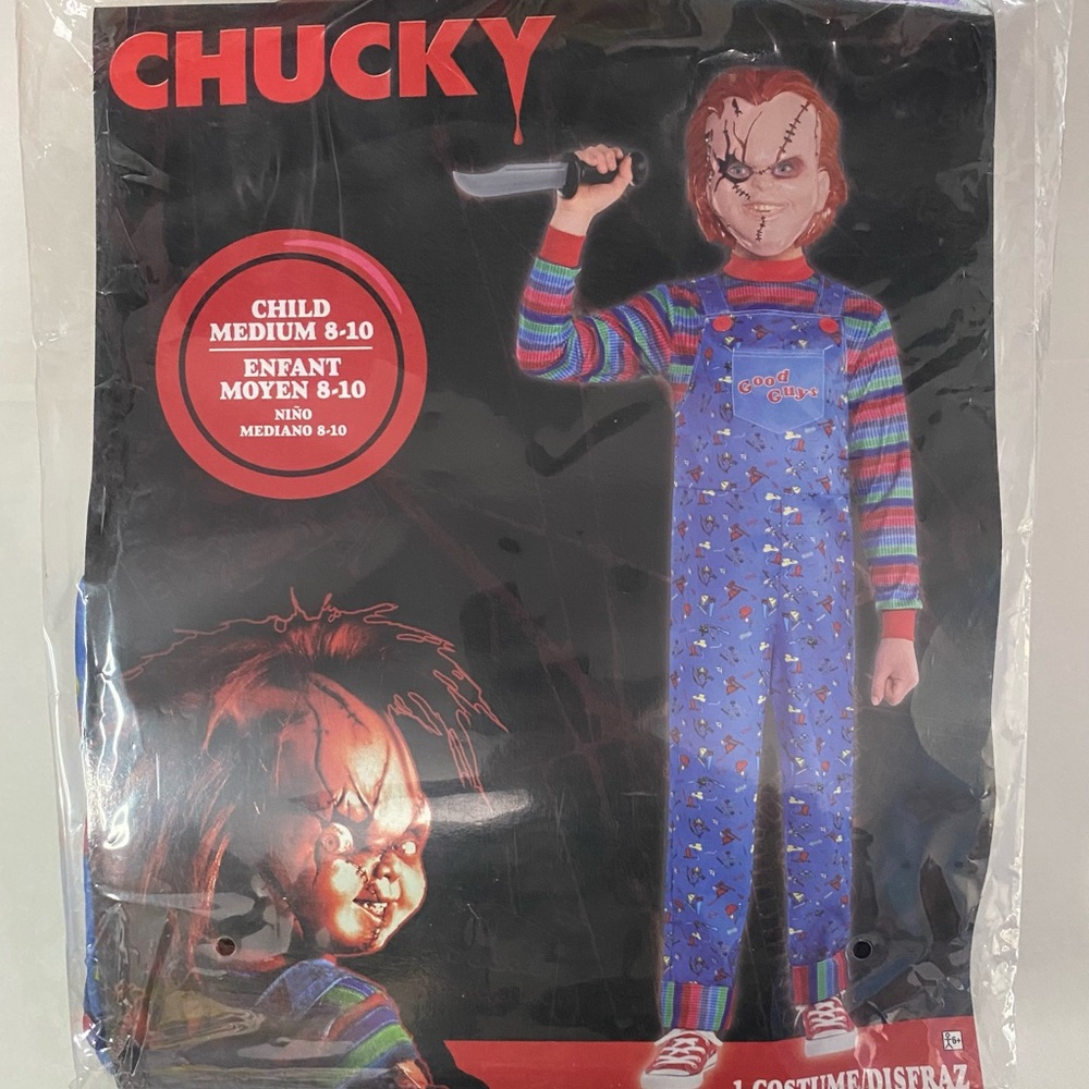 NWOT Chucky Boys Costume Sz Medium (8-10)